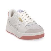 Stijlvolle Point Sneakers voor Vrouwen Munich , White , Dames