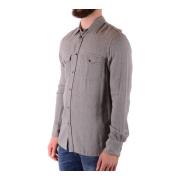 Casual Overhemd Dondup , Gray , Heren