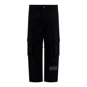 Straight Trousers 44 Label Group , Black , Heren