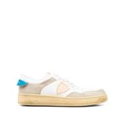 Stijlvolle Herensneakers Philippe Model , Beige , Heren