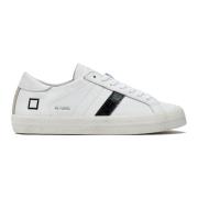 Witte Lage Sneakers van Leer met Glitterdetail D.a.t.e. , White , Dame...