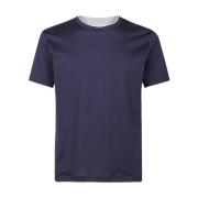 T-Shirts Eleventy , Blue , Heren
