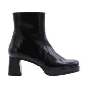 Heeled Boots Ctwlk. , Black , Dames
