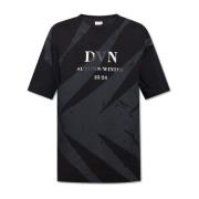 Bedrukt T-shirt Dries Van Noten , Black , Heren
