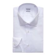 Twill Evolution Classic Fit massief kleurhals shirt Xacus , White , He...