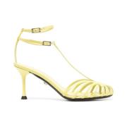High Heel Sandals Alevi Milano , Yellow , Dames