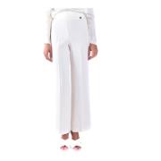 Wijde broek Twinset , White , Dames