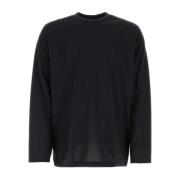 Zwarte katoenen sweatshirt Y-3 , Black , Heren