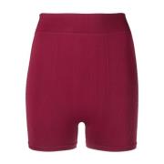 Fuchsia Shorts met hoge taille Rick Owens , Pink , Dames