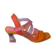 Stijlvolle T-strap Hoge Hak Sandalen Hispanitas , Orange , Dames