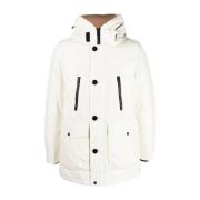 Witte Donsjas voor Heren Woolrich , White , Heren