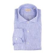 Heldere Blauwe Stijlvolle Herenshirts Xacus , Blue , Heren