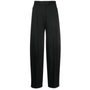 237Wcp43-W041 Cropped Broek The Attico , Black , Dames