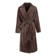 Belted Coats Blancha , Brown , Dames
