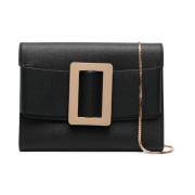 Clutch Tas Boyy , Black , Dames