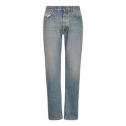 Tijdloze Straight Jeans voor Heren Maison Margiela , Blue , Heren