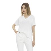 T-Shirts Zanone , White , Dames