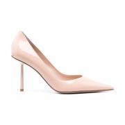 Bella 80mm Patent-Leren Pumps Le Silla , Pink , Dames