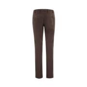 Slim-fit Trousers Berwich , Brown , Heren