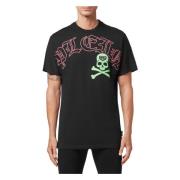 T-shirt ronde nek ss gothic plein Philipp Plein , Black , Heren