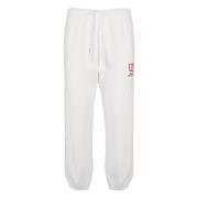 Italiaanse witte sweatpants met logo print Autry , White , Heren