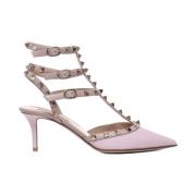 Rockstud pumps in lakleer Valentino Garavani , Pink , Dames