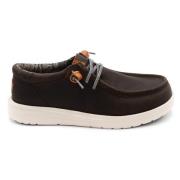 Bruine Sneakers voor Heren Hey Dude , Brown , Heren