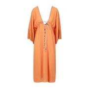 Maxi Dresses Ottod'Ame , Orange , Dames