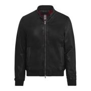 Friz Leren Jas BomBoogie , Black , Heren