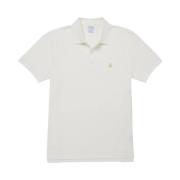 Slim-fit Short Sleeves Pique Polo Shirt Brooks Brothers , White , Here...