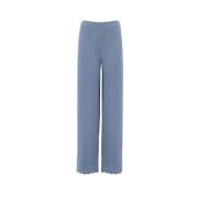 Rechte broek Fedeli , Blue , Dames