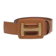 Stijlvolle Logo-Plaque Riem Hogan , Brown , Dames