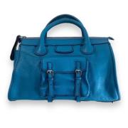 Pre-owned Leather handbags Chloé Pre-owned , Blue , Dames