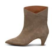 Paula Suède Enkellaars - Taupe Shoe the Bear , Beige , Dames