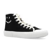 Zwarte Canvas Sneakers met Witte Accenten PS By Paul Smith , Black , D...