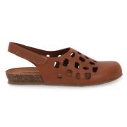 Flat Sandals BioNatura , Brown , Dames