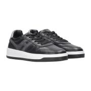 Retro-geïnspireerde Hogan H630 Sneakers Hogan , Black , Heren