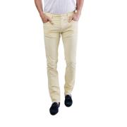 Slim Fit Broek Jacob Cohën , Yellow , Heren