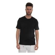 Stijlvolle Katoenen T-shirt Kiton , Black , Heren