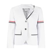 Blazerjas Thom Browne , Gray , Dames