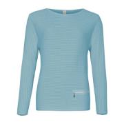 Skovhuus 5353 Jumper W. Zipper -effect Bluses 5353 Air Blue Skovhuus ,...