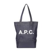 Tote Axel A.p.c. , Blue , Heren