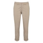 Beige Chino Broek voor Vrouwen Fay , Beige , Dames