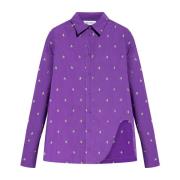 Diana oversized shirt The Attico , Purple , Dames