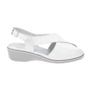 Flat Sandals Cinzia Soft , White , Dames