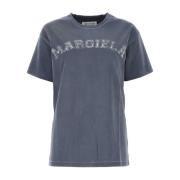 Luxe Dames T-Shirt Upgrade - Hoogwaardige Stof Maison Margiela , Blue ...