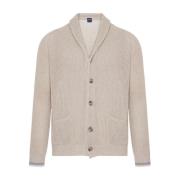 Cardigan Fedeli , Beige , Heren