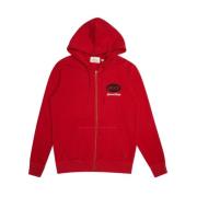 Tin Lizzie Zip hoodie Deus Ex Machina , Red , Heren