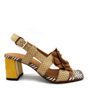 Elegante hoge hakken leren sandalen Chie Mihara , Brown , Dames