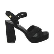 Elegant High Heel Sandals Refresh , Black , Dames